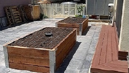 Backyard food garden installed in West Adelaide 